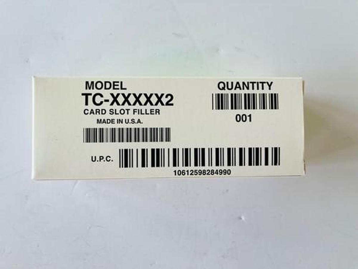 Used HONEYWELL TC-XXXXX2 CARD SLOT FILLER LOT OF 2 #K-996+1003