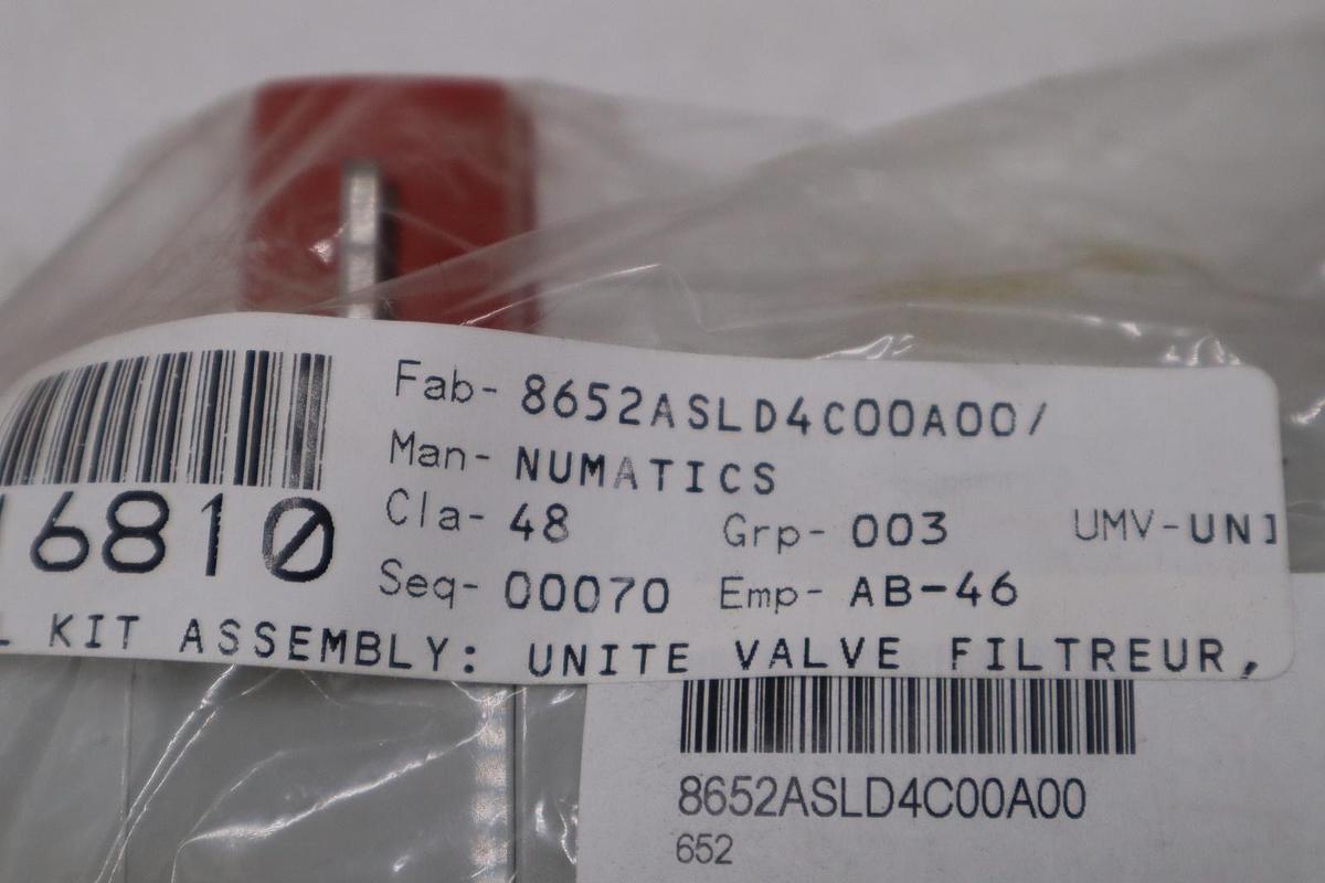 ASCO 8652ASLD4C00A00 AIR PREPARATION MANIFOLD ASSEMBLY - STOCK GF984