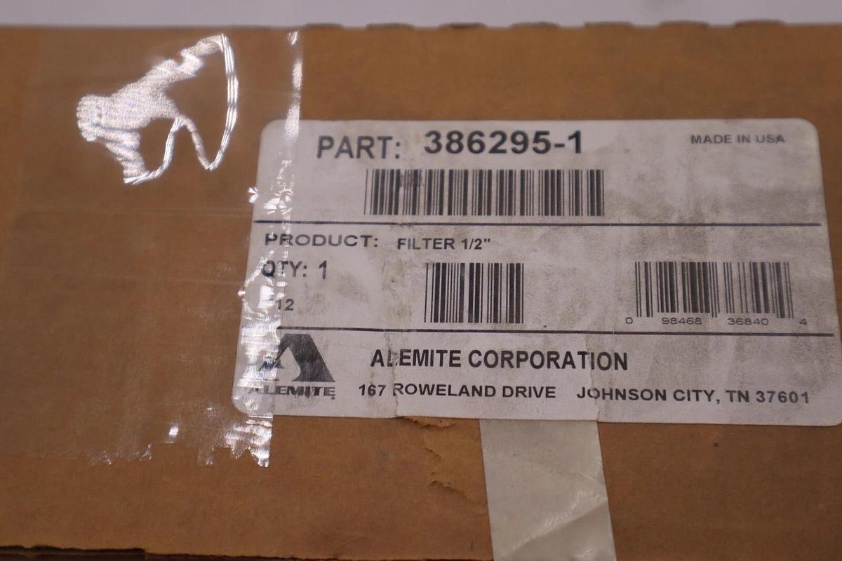 ALEMITE 386295-1 FILTER 1/2" STOCK #3071