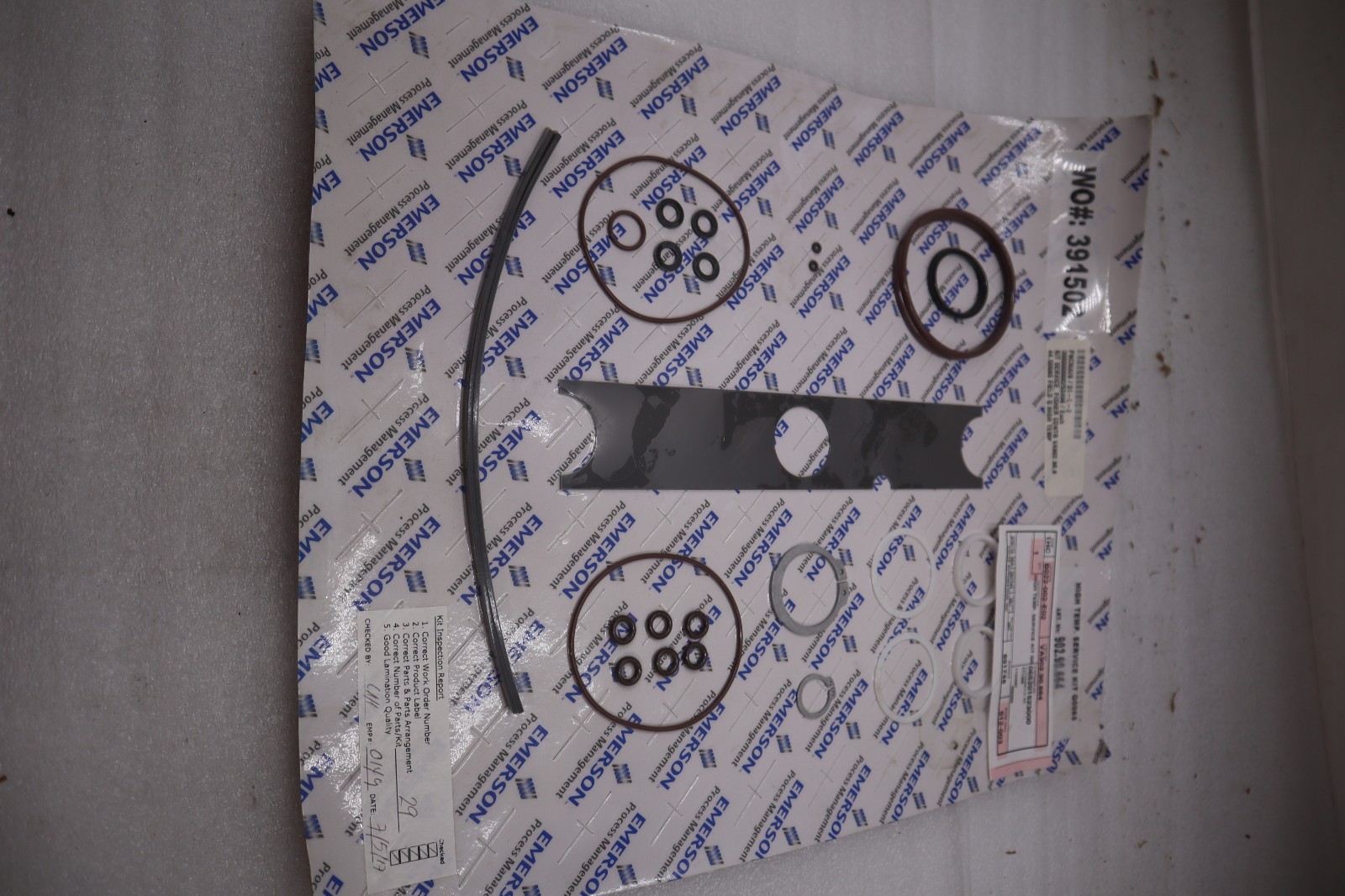 EMERSON HIGH TEMP SERVICE KIT Q0065 STOCK #123A