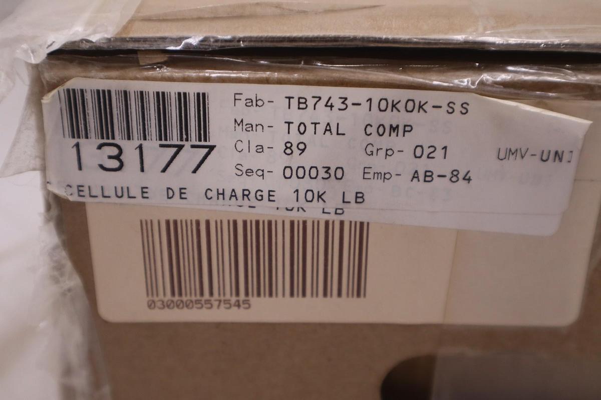 TOTALCOMP TB743-SS 10K Load Cell 10,000lbs - NEW IN BOX - STOCK GF1043