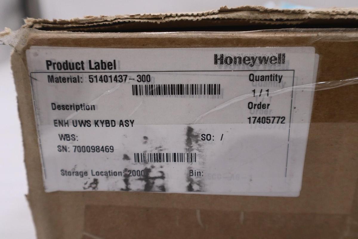 Used HONEYWELL 51401437-300 REV J NEW IN BOX KEYBOARD ASSEMBLY STOCK G413