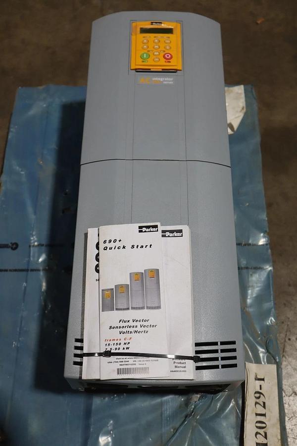 Used PARKER SSD DRIVES 690+0060/460/1BN 60 HP 380-460 VAC 690 SERIES - STOCK SGF-85
