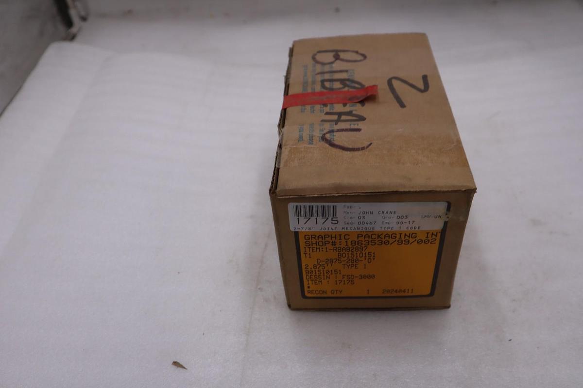 John Crane FSD3000 Spring Seal Assembly 2.875" NEW IN BOX STOCK GF-941