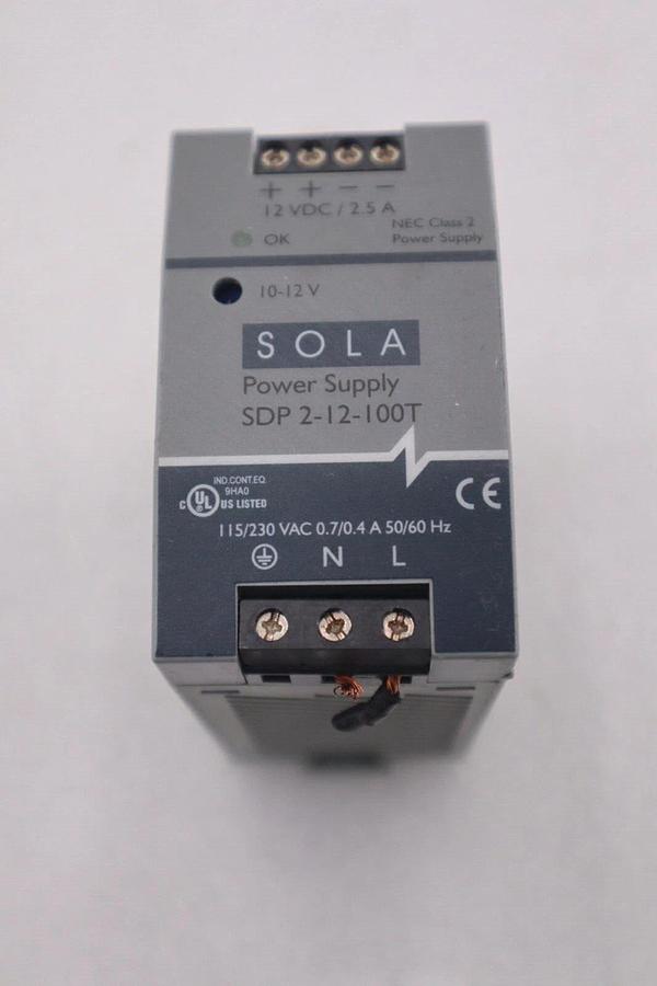 Used EGS Sola/Hevi-Duty SDP 2-12-100T Power Supply #K-3018