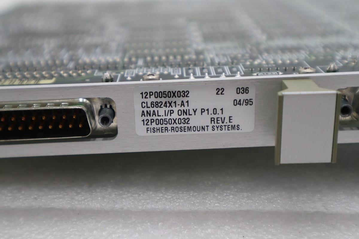Used Fisher Rosemount cl6824x1-a1 12p0050x032 Analog Input Rev E Stock L-400