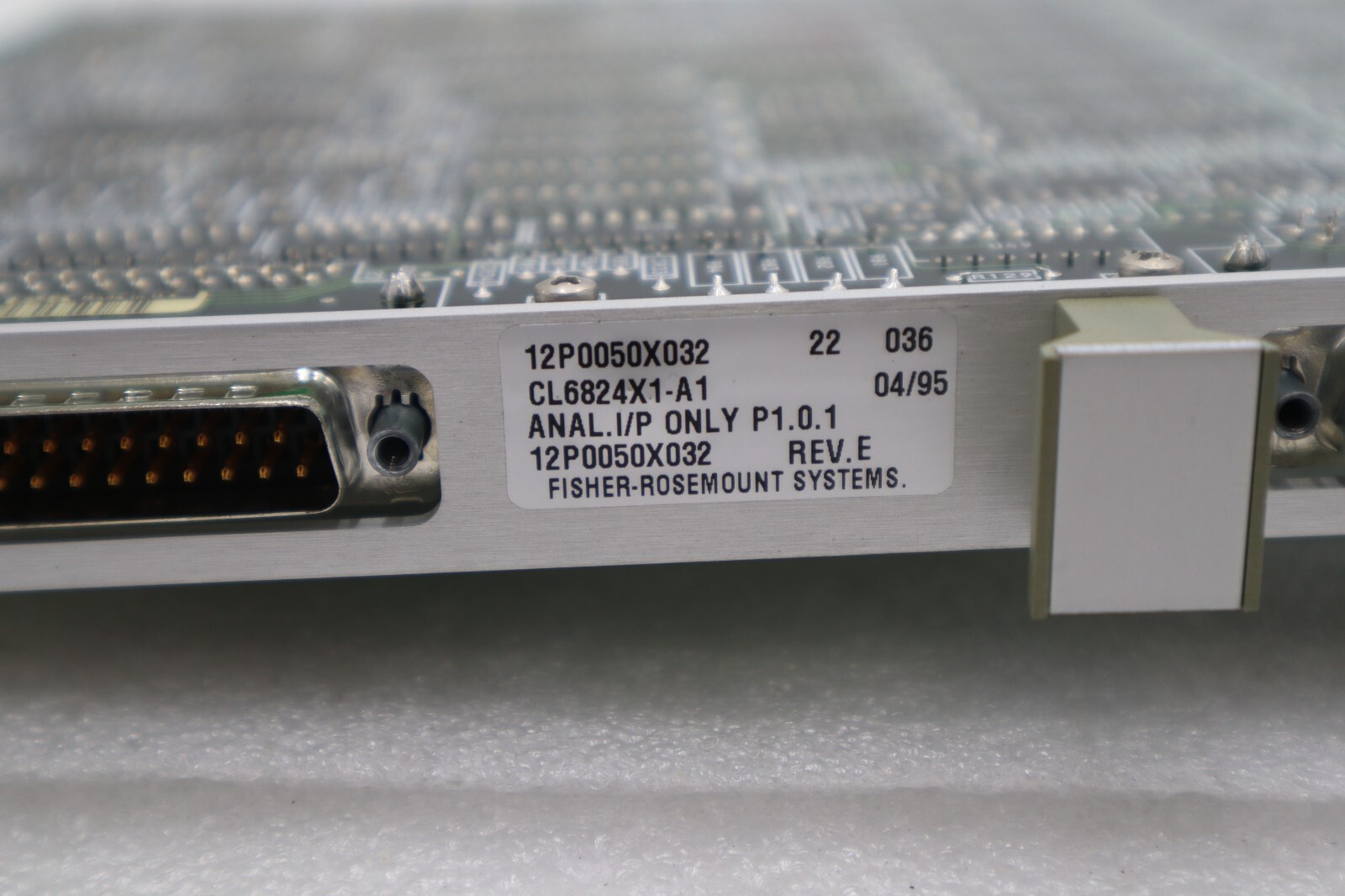 Used Fisher Rosemount cl6824x1-a1 12p0050x032 Analog Input Rev E Stock L-400