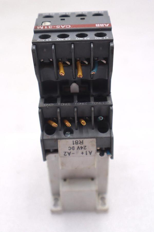 Used ABB CA5 Auxiliary Contact Block A600-Q300 AWG 12-16 CU Used #3592