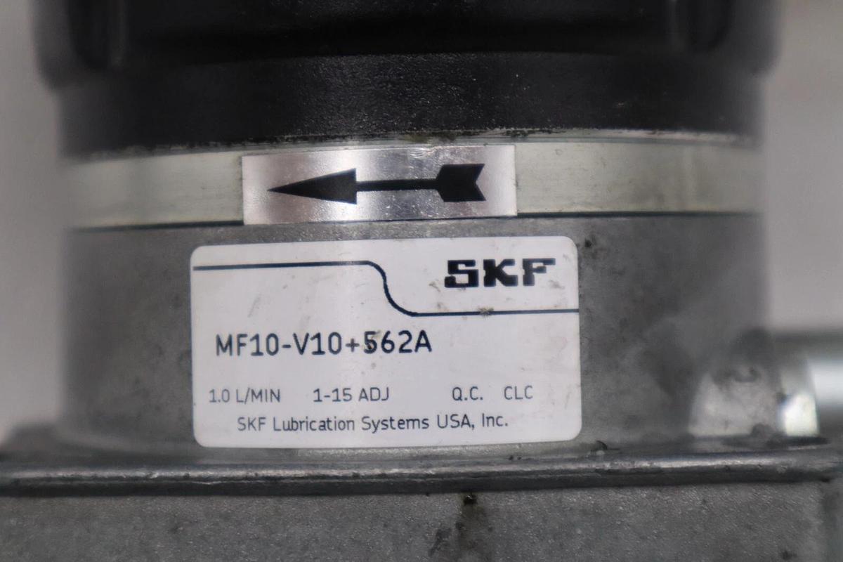 Used LINCOLN INDUSTRIAL (SKF) MF10-V10+562A / MF10V10562A GEAR PUMP NEW UNIT #H1A