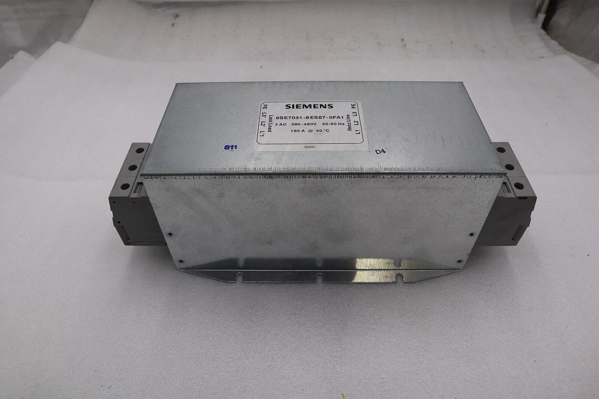 Used Siemens 6SE7031-8ES87-0FA1 Interference Suppression Filter Masterdive STOCK 4744