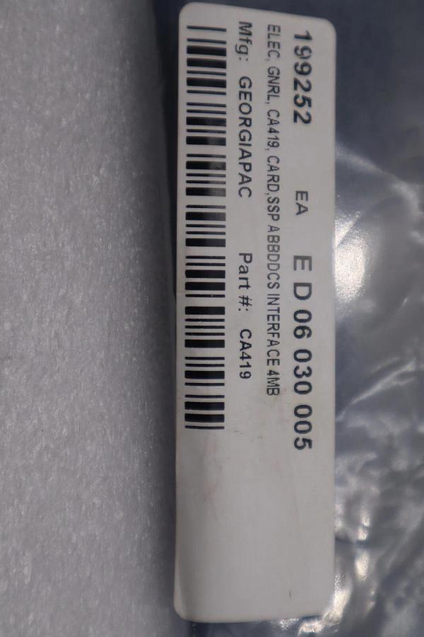 Used NEW SAF Drive Systems CA419 DDCS Interface 4-Channel Card STOCK G652
