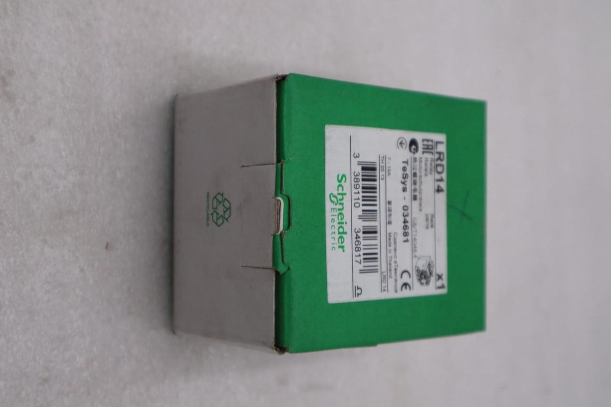 TELEMECANIQUE SCHNEIDER ELECTRIC LRD14 7-10 AMP RELAY - NEW IN BOX - STK K1643A