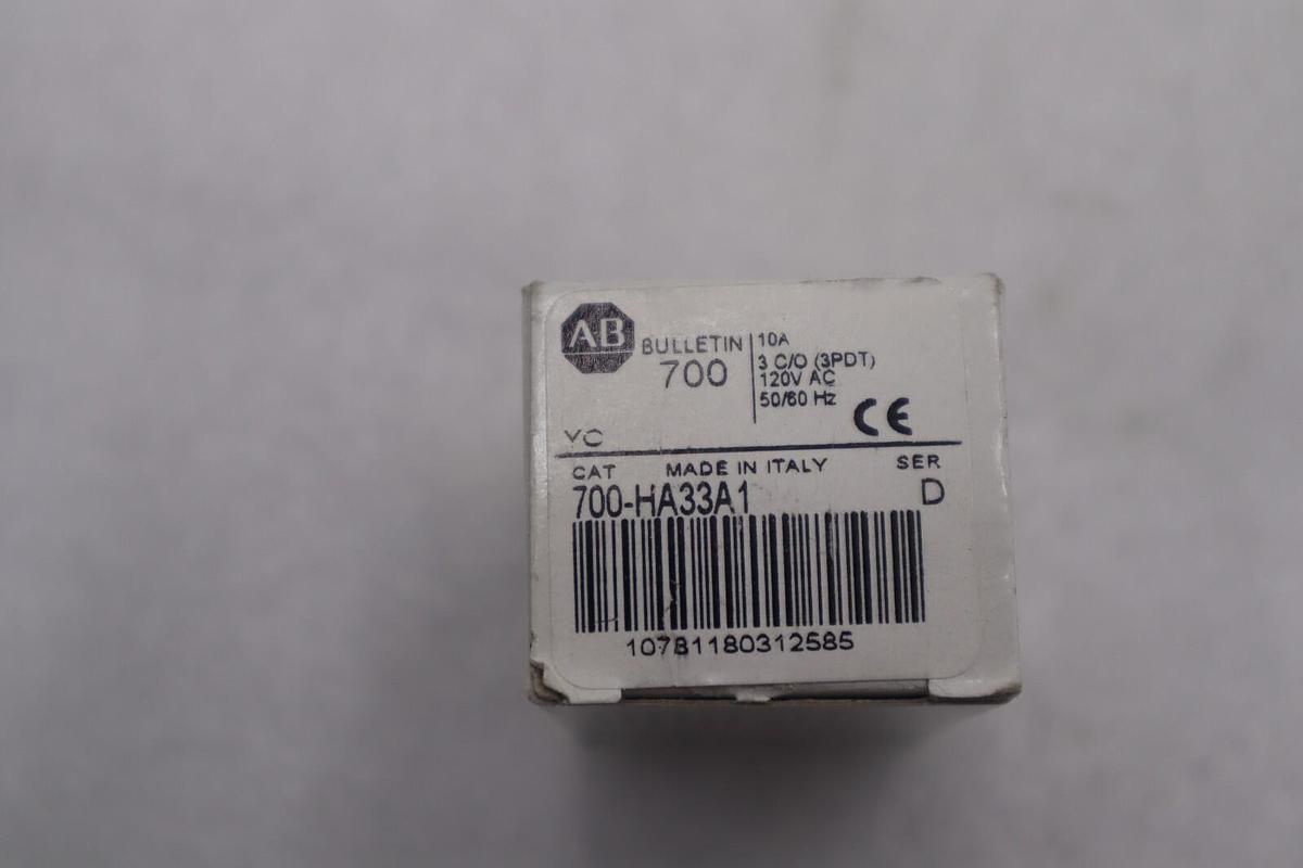 Used LOT OF 2 NEW OPEN BOX AB ALLEN BRADLEY 700-HA33A1 RELAY STOCK K-3395