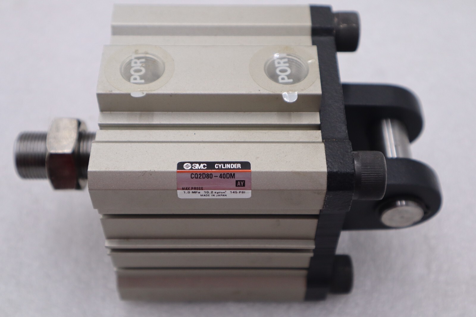 Used SMC CQ2D80-40DM Compact Cylinder NEW OPEN BOX STOCK K-2438