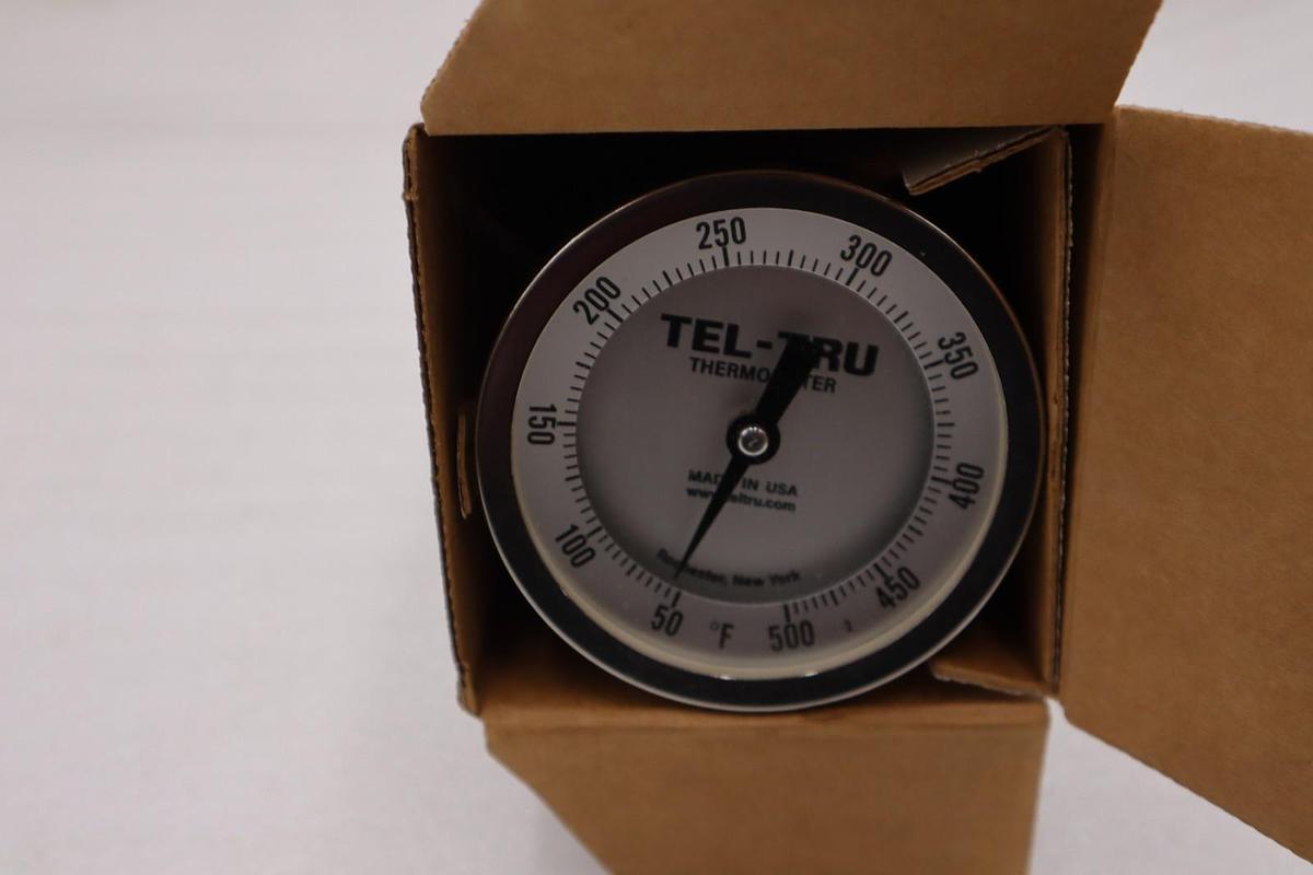 Used NEW OPEN BOX TEL-TRU HDGT3R/WELL THERMOMETER STK GF63