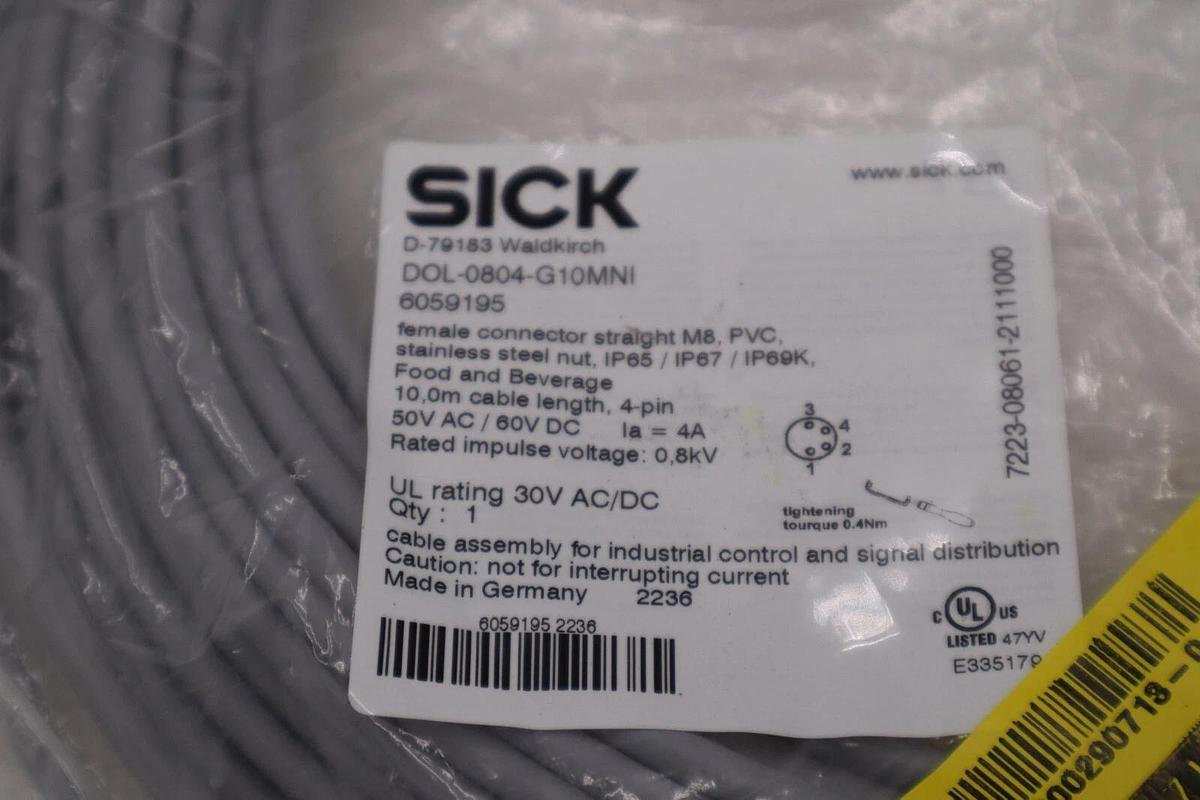 Used SICK DOL-0804-G10MNI / DOL0804G10MNI (BRAND NEW) STOCK G753