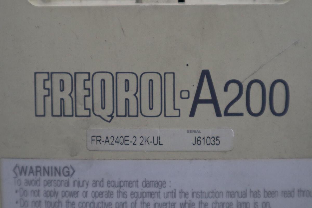Used MITSUBISHI FRA20E-2.2K-UL INVERTER DRIVE FR-A240E-2.2K-UL STOCK #4302