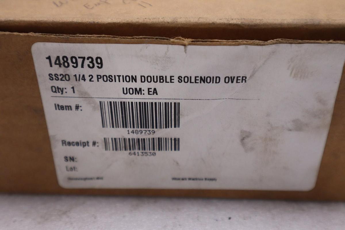 NEW AAA PRODUCTS SS20 SOLENOID VALVE 1/4" NPT 2 WAY NC 120V 50/60Hz #H479