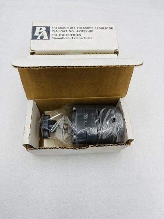 Used NEW P/A INDUSTRIES PNEUMATIC PRESSURE REGULATOR 12022-80 - LOT OF 3 STK 2326