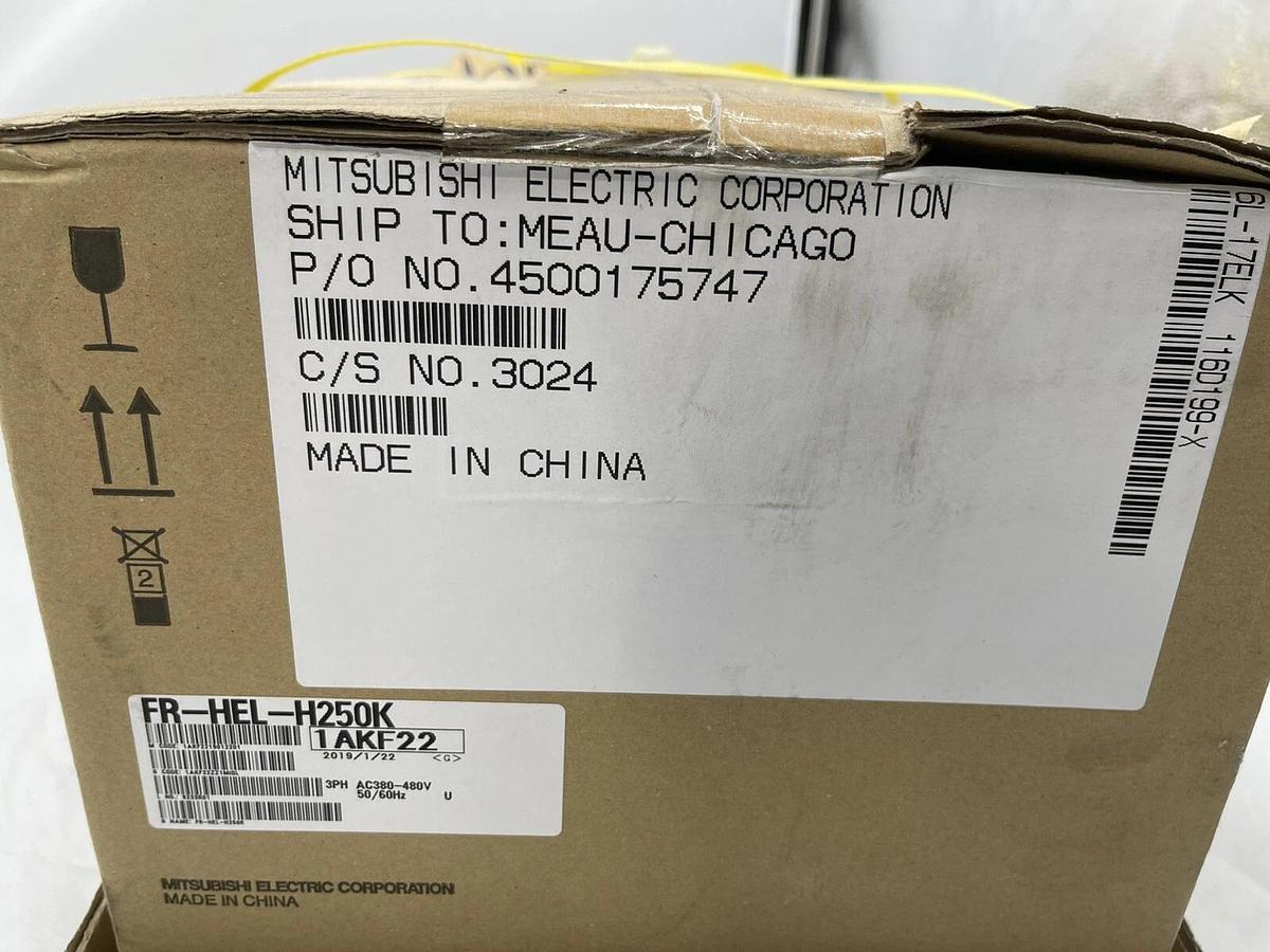 Used MITSUBISHI FR-HEL-H250K / FRHELH250K NEW IN BOX MANUFACTURED 2019 S-19