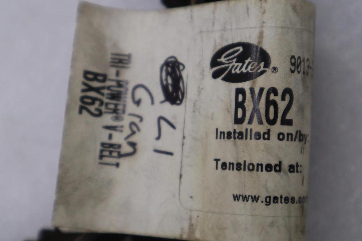 Used LOT OF 2 - Gates Tri-Power BX62 (9013-2062) Cogged V Belt - STOCK M-5A