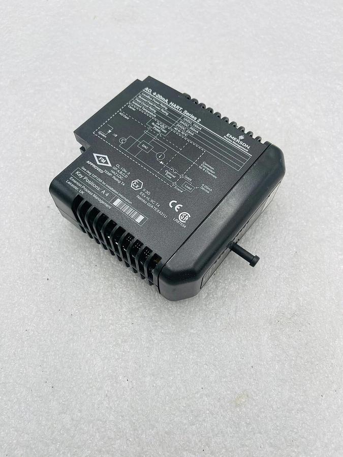 Used EMERSON DELTAV KJ3221X1-BA1 AO CARD 8 CH 4-20 MA HART SER 2 #K-2525