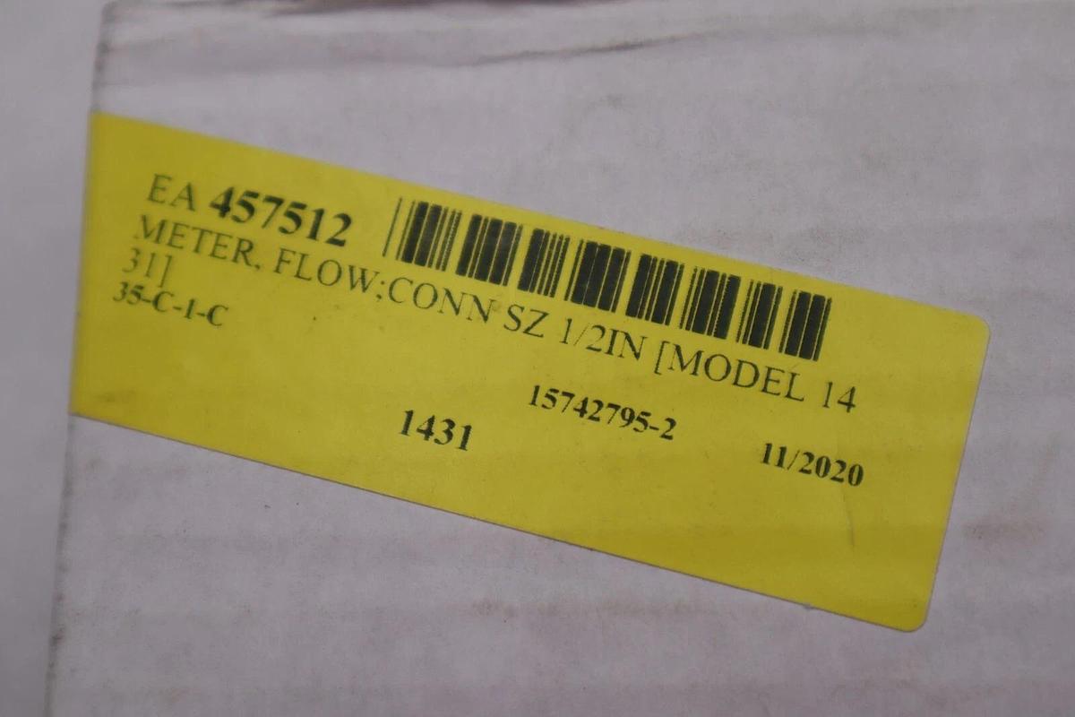 OPW 1431D VISI-FLO 1/2" FLOW METER 12IN STOCK #K-2320