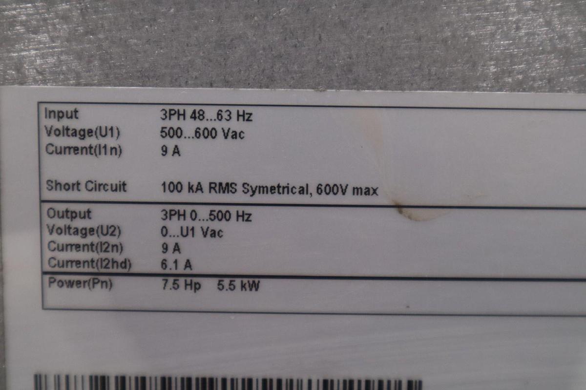 ASEA BROWN BOVERI ACS550-U1-09A0-6 / ACS550U109A06 - STOCK GF362