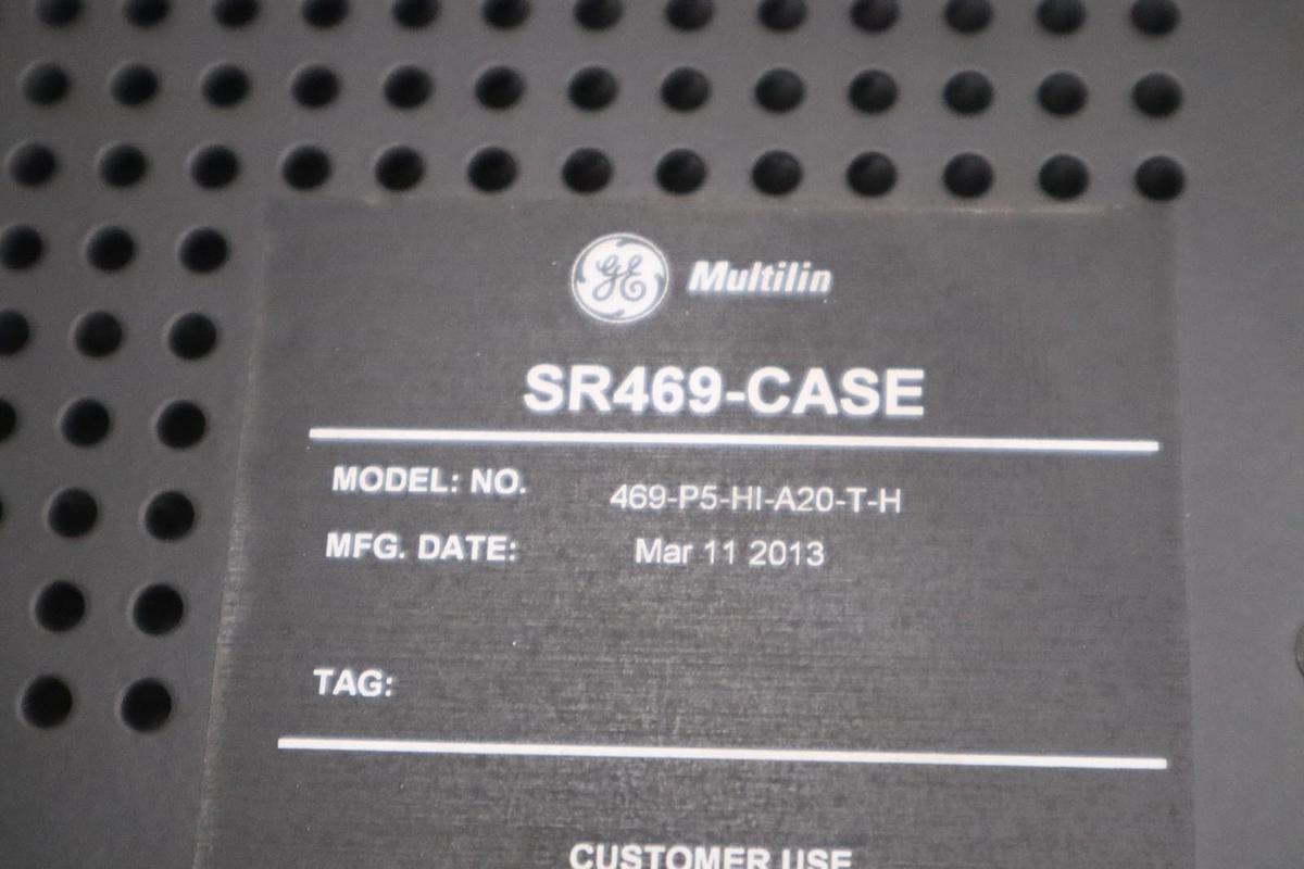 Used GE 469-P5-HI-A20-T-H Multilin Motor Management Relay 469 - STOCK GF571