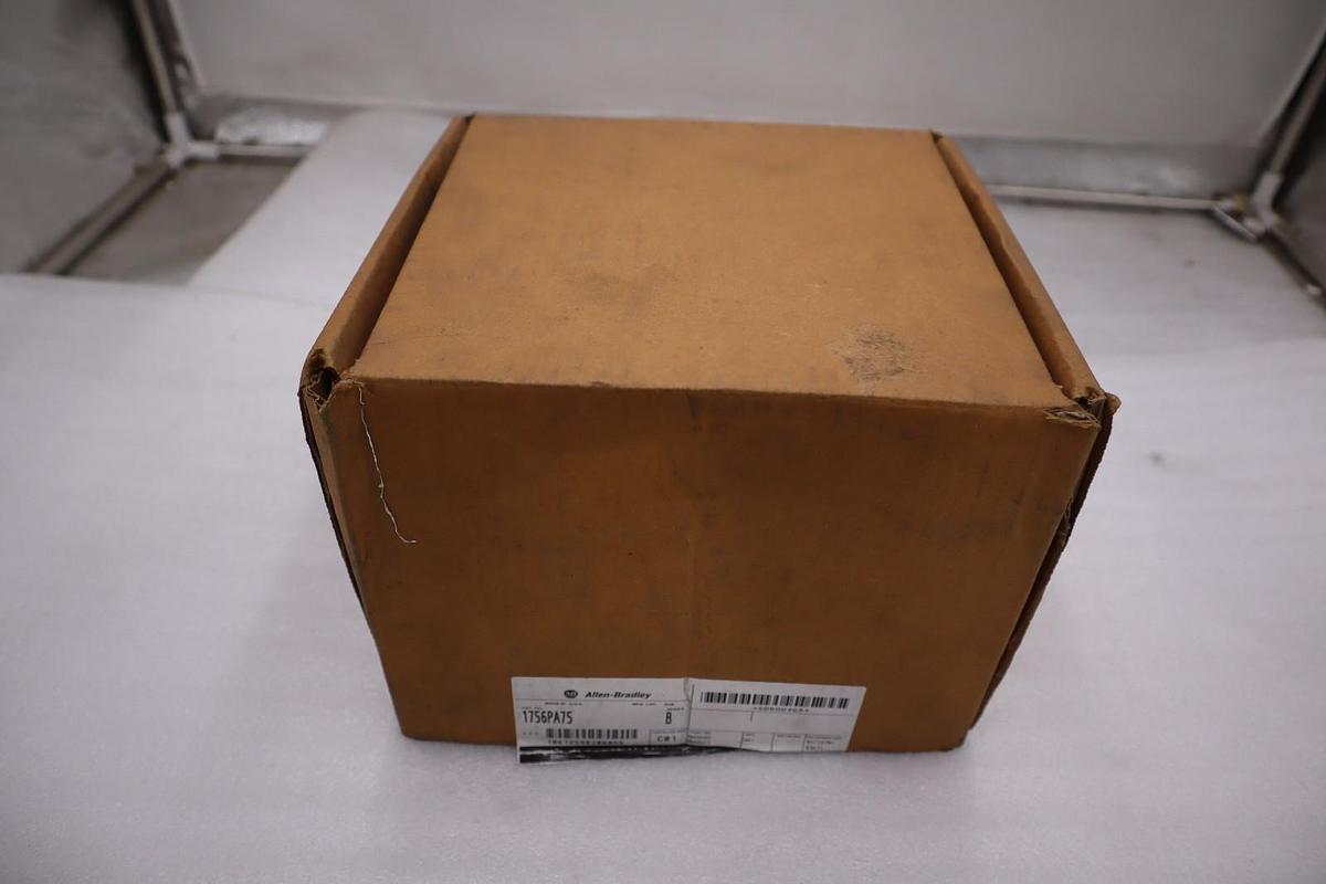 Used Allen-Bradley 1756-PA75 SER B PLC ControlLogix AC Power Supply AB 1756PA75 New
