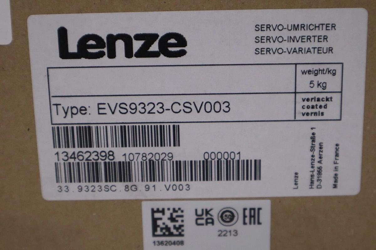 Lenze EVS9323-CSV003 SERVO CONTROLLER Inverter New In Box STOCK G478