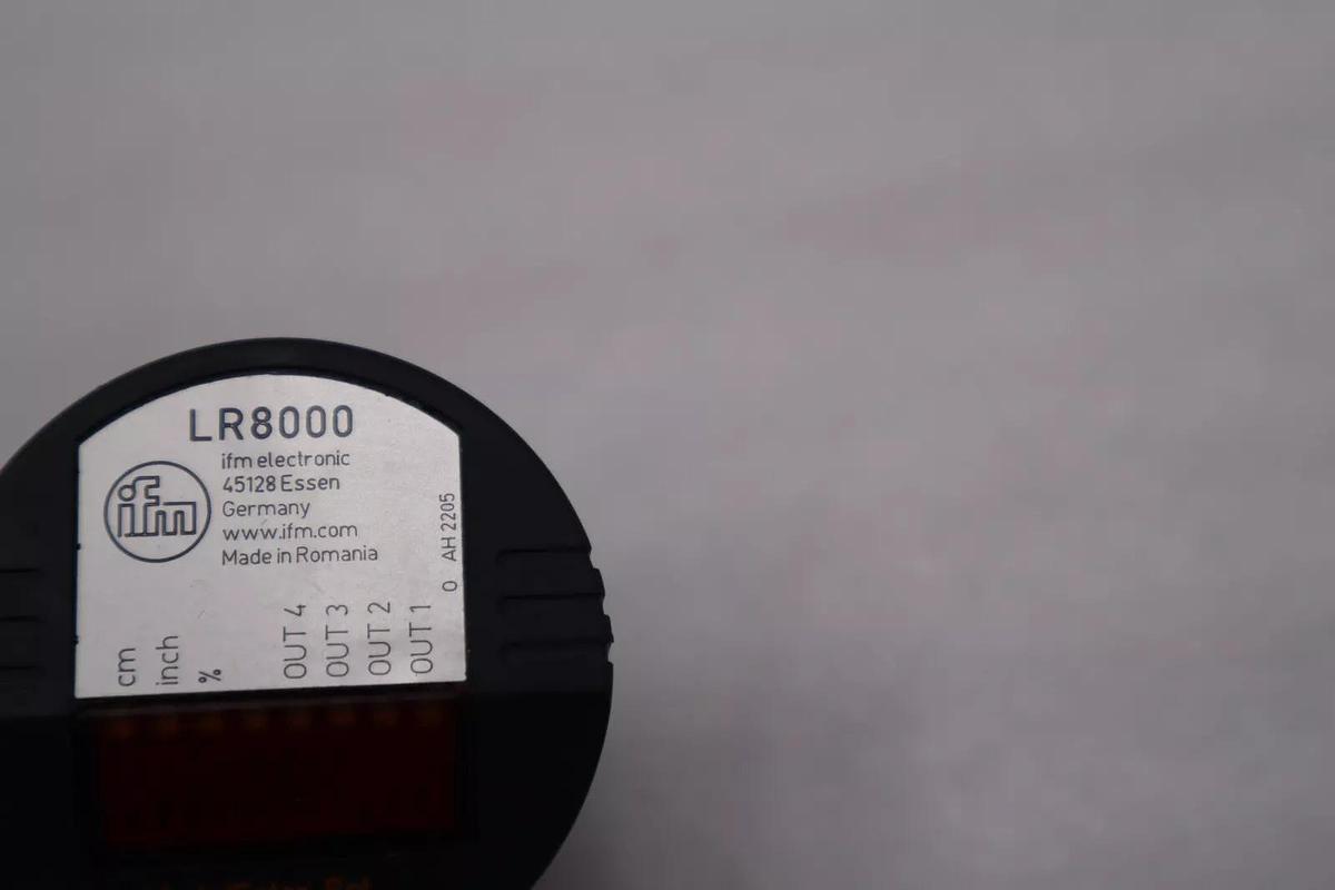 NEW IFM LR8000 FOR THE RELIABLE LEVEL CONTROL STOCK L-523C