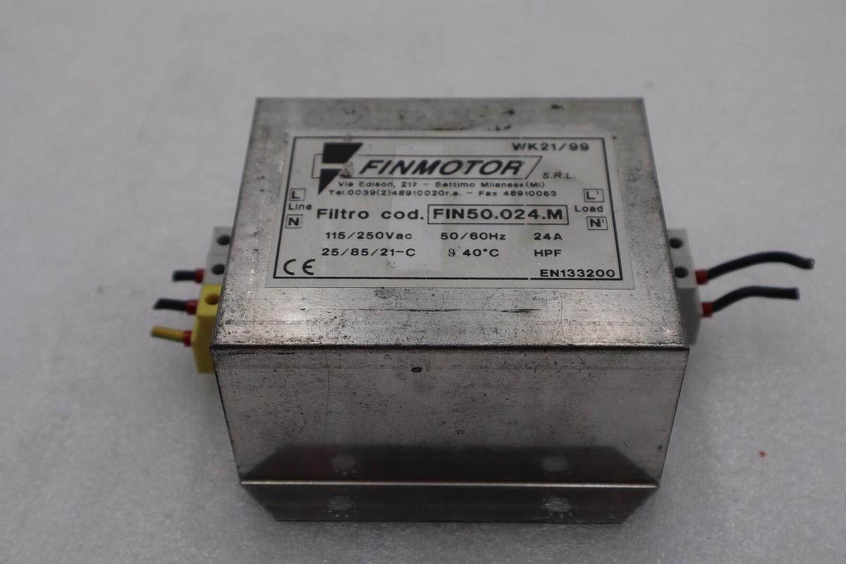 Used FINMOTOR FIN50.024.M FILTER STOCK #K-2389
