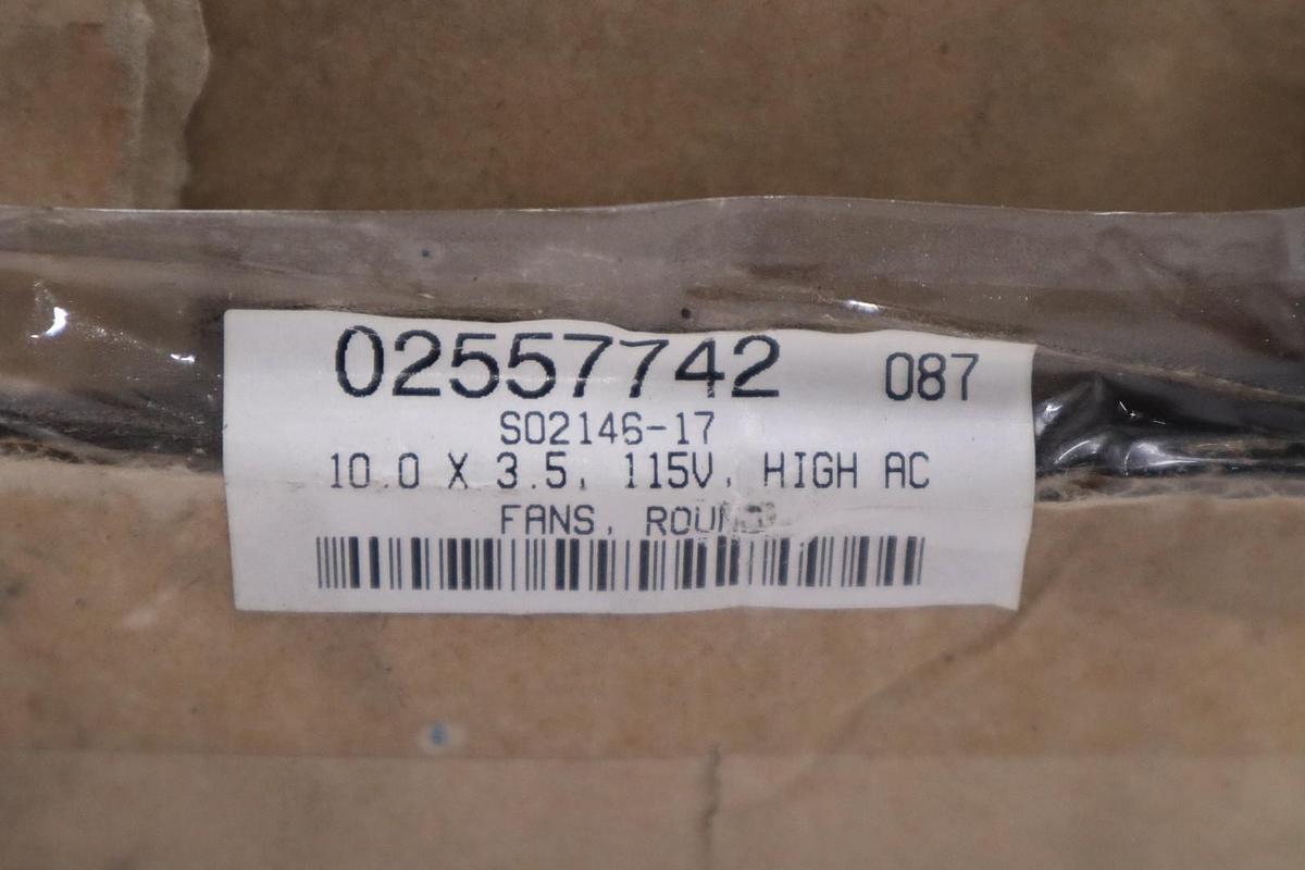 NULINE 02557742 ROUND AXIAL FAN 115V 10.0X3.5 - STOCK GF1360