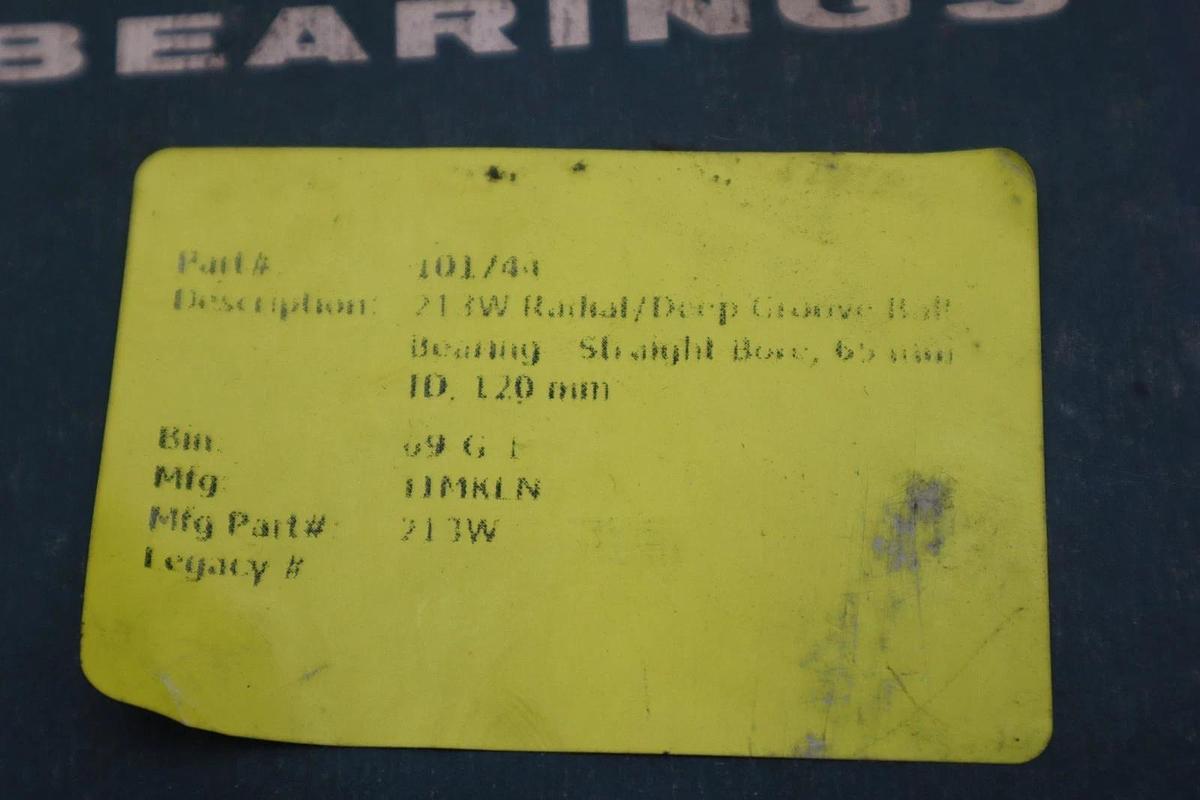 Used 213W Fafnir New Single Row Ball Bearing STOCK L242CC