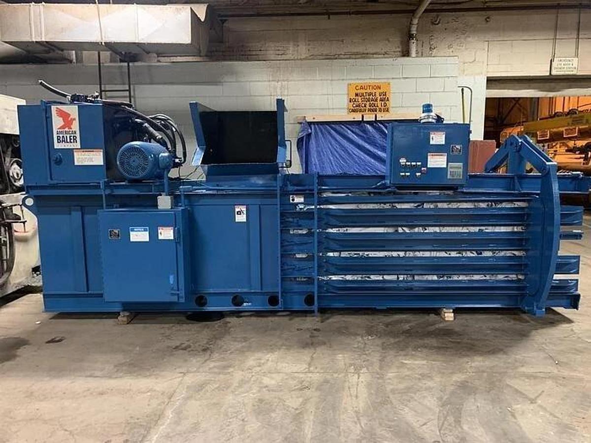 Used 30 HP AMERICAN HORIZONTAL BALER MODEL 3029E730R