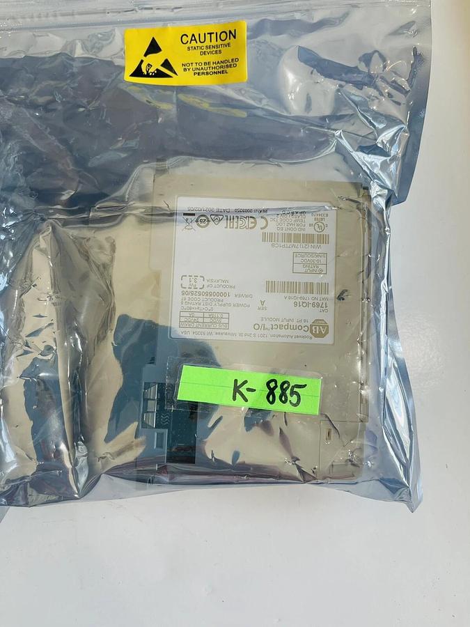 2021 Allen Bradley 1769-IQ16 Compact I/O Input Module #K-885