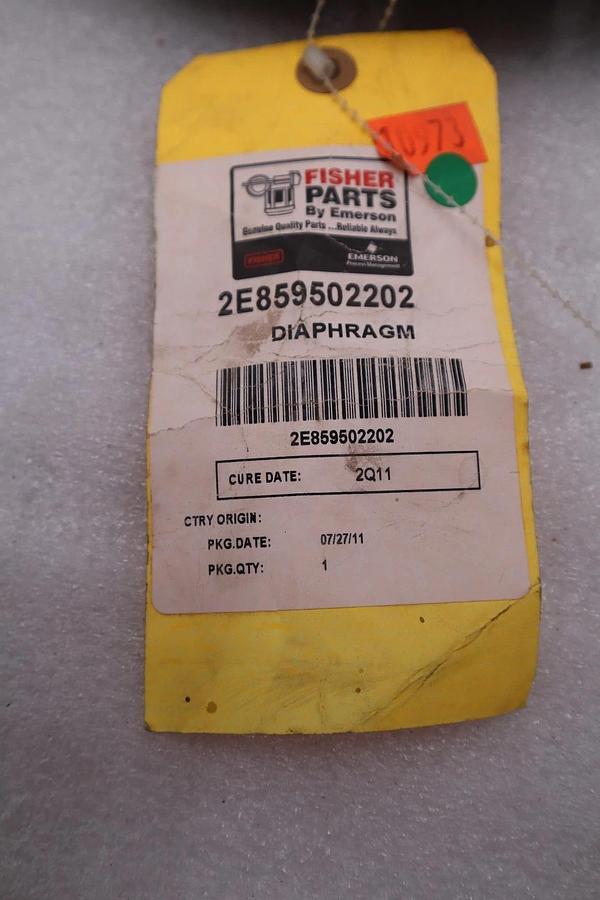 NEW Fisher 2E859502202 DIAPHRAGM, NITRILE, TYPE 657 SIZE 45/50, 16" DIAMETER
