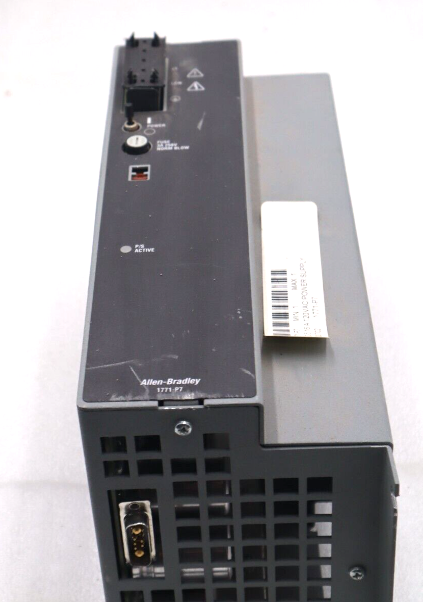 Used ALLEN BRADLEY 1771-P7 120/220V AC POWER SUPPLY SERIES D STOCK #2462