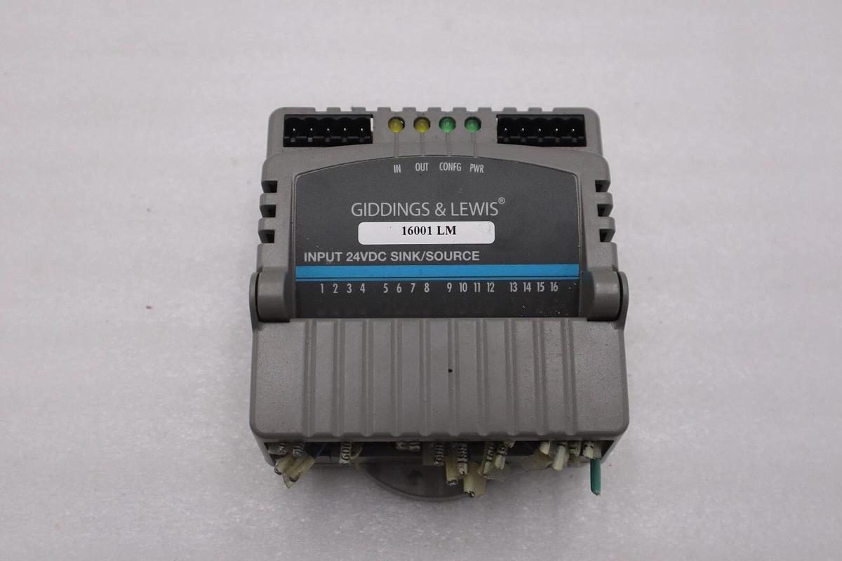 Used GIDDINGS & LEWIS M.1300.7372 R1 Input Module 24VDC SINK/SOURCE STOCK 630-D