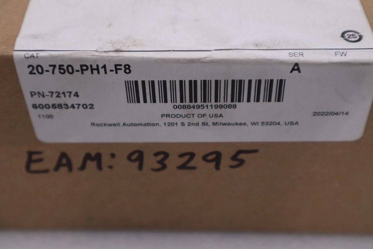 Used ALLEN BRADLEY 20-750-PH1-F8 HARNESS KIT FORPOWERFLEX 755 FRAME 8 IP00 - GF271