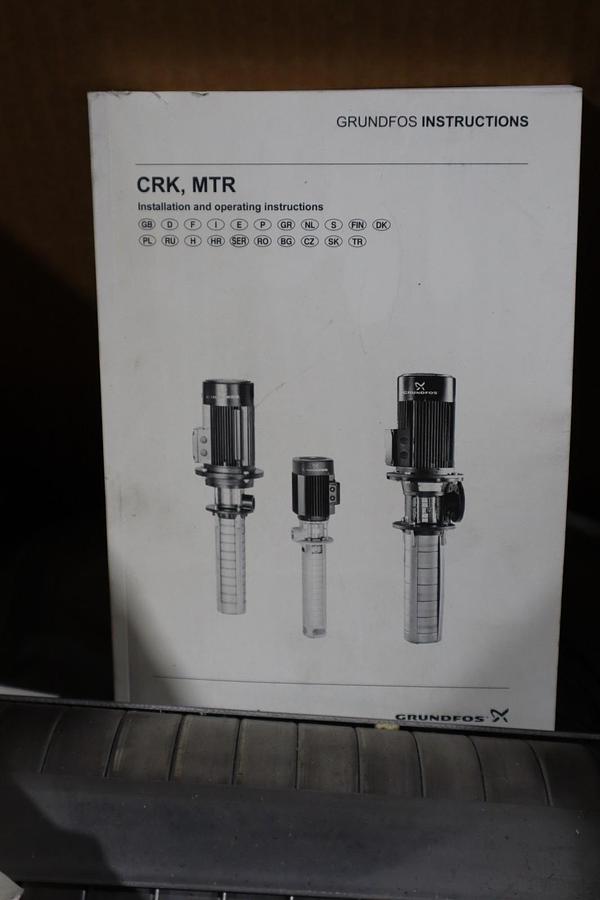 NEW GRUNDFOS MTR3-12/7 A-WB-A-HUUV PUMP 1.5HP 3466 RPM 60HZ STOCK HS35