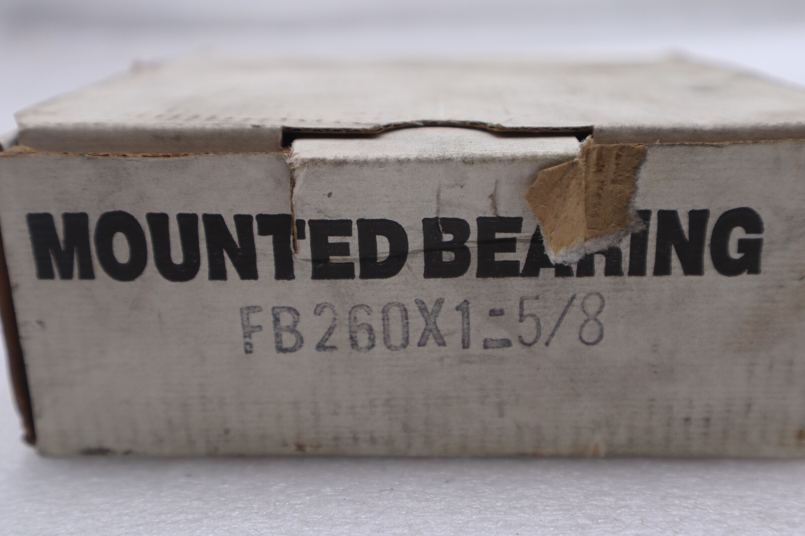 Used HUB CITY INDUSTRIALINE MOUNTED BEARING 2 BOLT FB260x1-5/8" STOCK 2137A