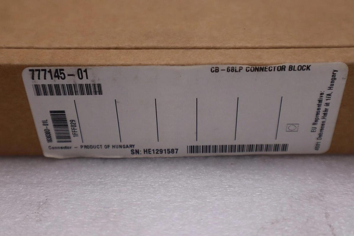 Used National Instruments CB-68LP I/O Connector Block Unshielded 68-Position #H13A
