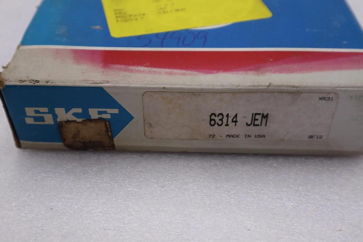 Used SKF EXPLORER 6314 JEM RADIAL BALL BEARING - NEW IN BOX - STOCK 2953CC