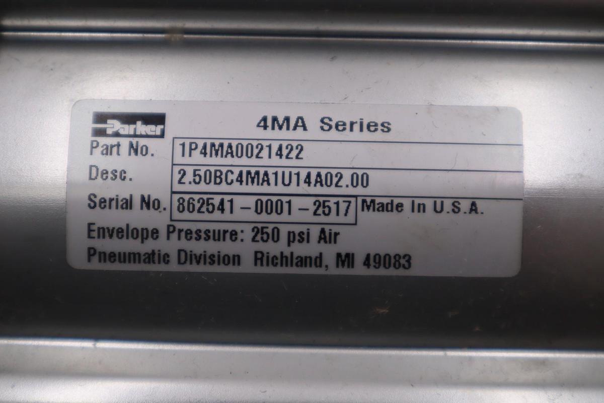 New Parker 1P4MA0021422 4MA SERIES TIE ROD PNEUMATIC CYLINDER STOCK H1475