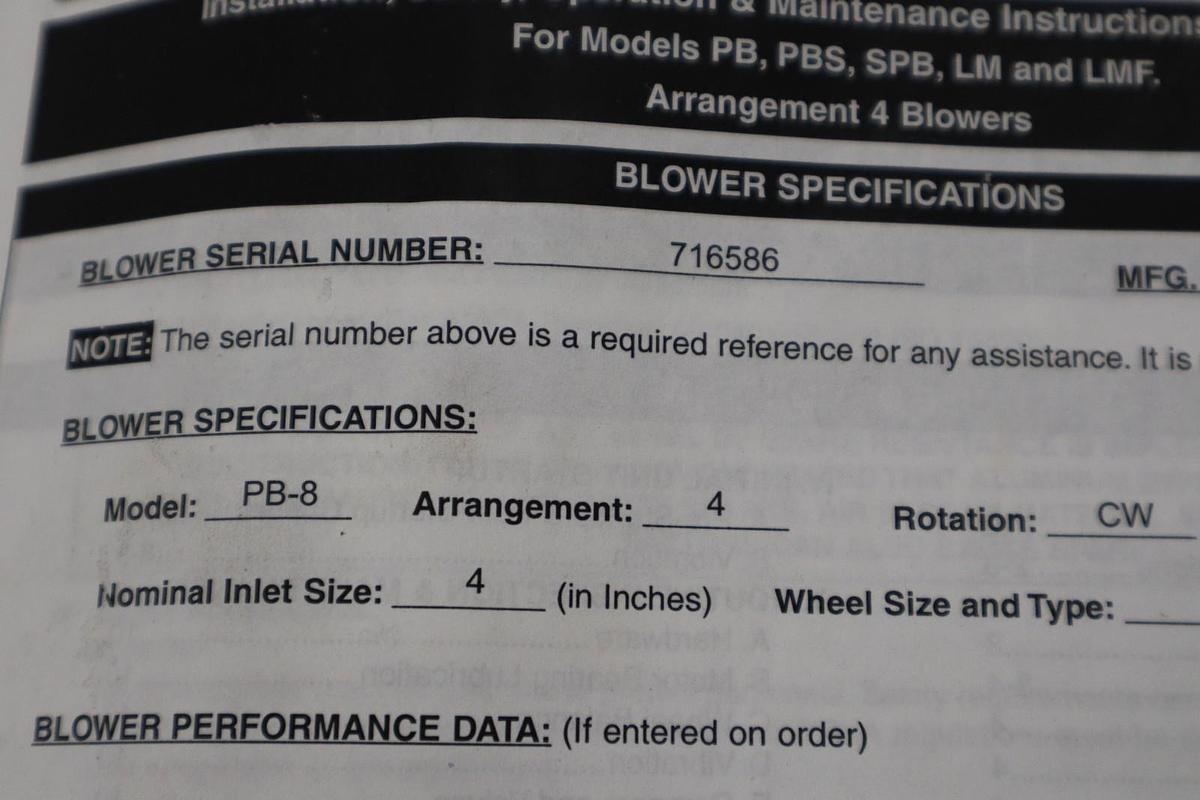 Baldor Reliance KL3403 .25HP 115/230V Fr. 56C Industrial Motor - STOCK HP-178