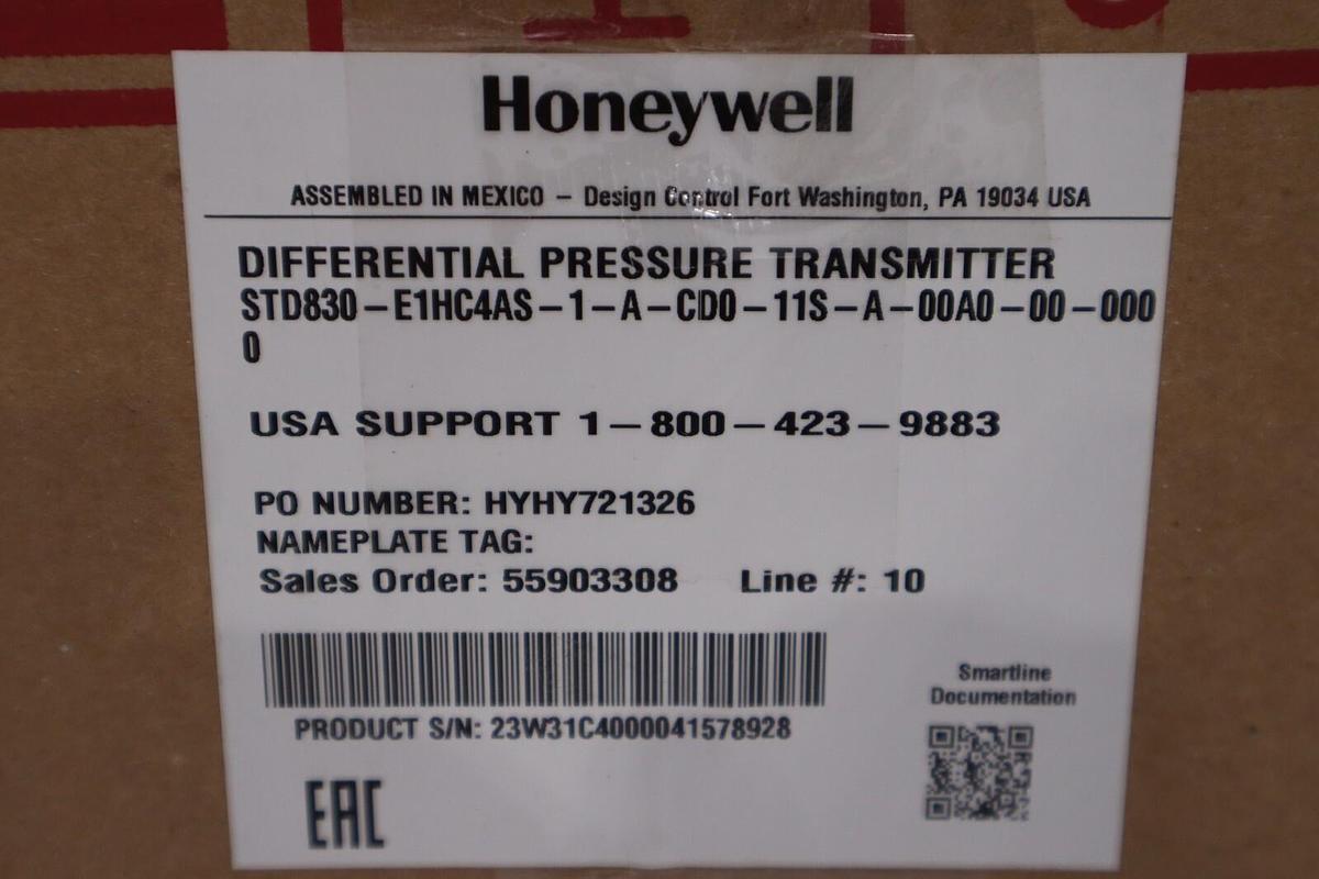 Used HONEYWELL 23W31C4000041578928 ST 800 PRESSURE TRANSMITTER STOCK #G-402