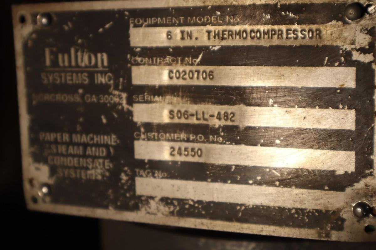 Used Fisher Control Valve Fulton Boiler Steam Valve With Pneumatic Actuator