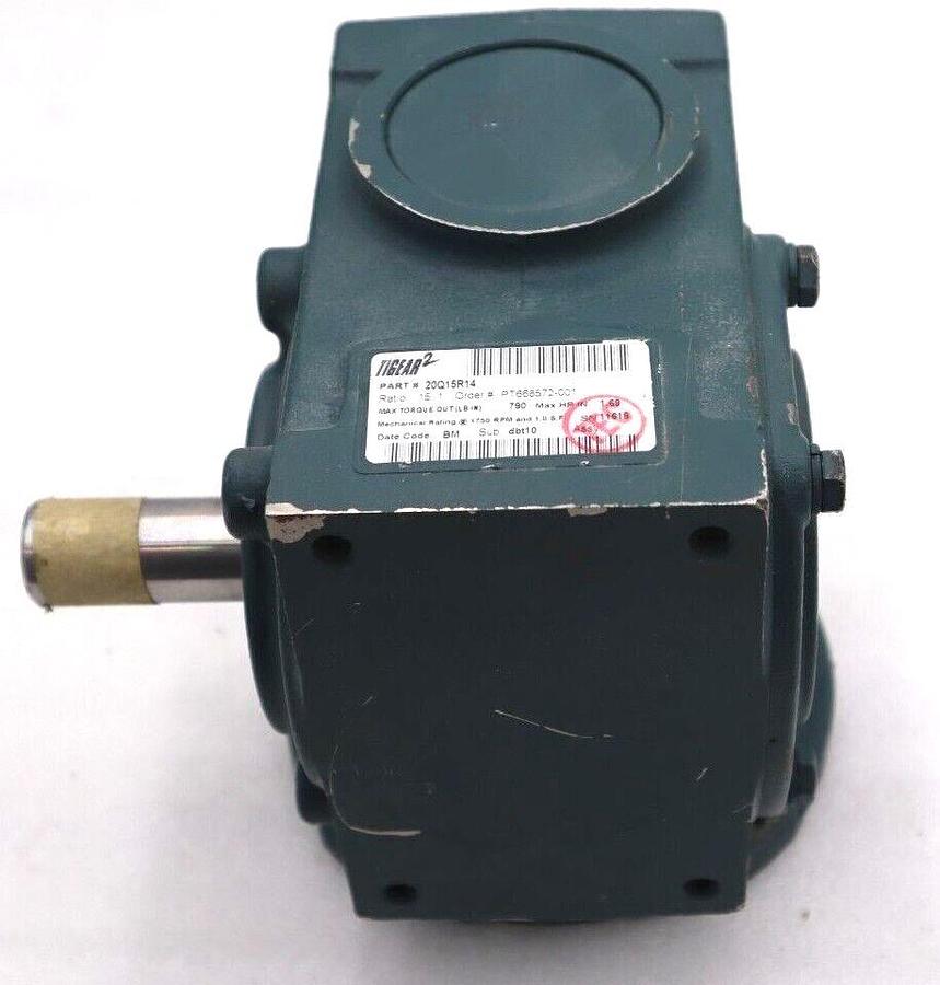 Used DODGE TIGEAR 2 202Q15R14 GEARBOX 15:1 790 LB 1750 RPM #S-163